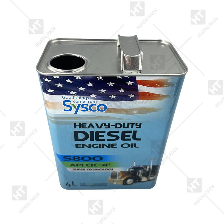 info-1-1 4L Engine Oil Tin Can