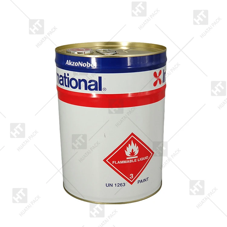 Cubo de metal para aceite de motor