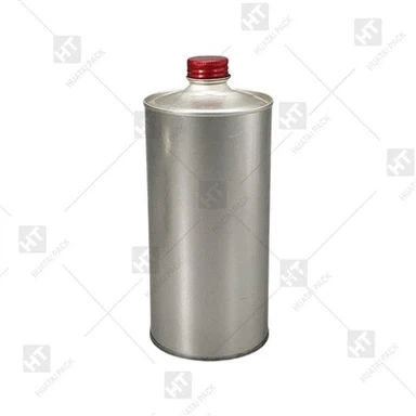 Lata redonda de aceite de motor de 1 litro