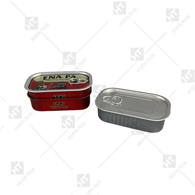 Lata de metal para alimentos