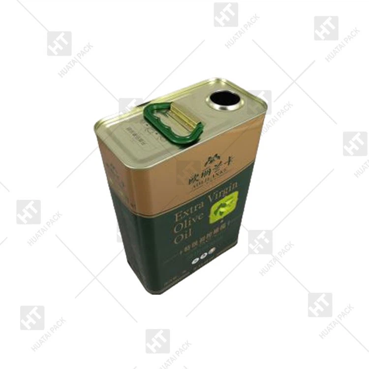 Square Tin Can For Olive Oil